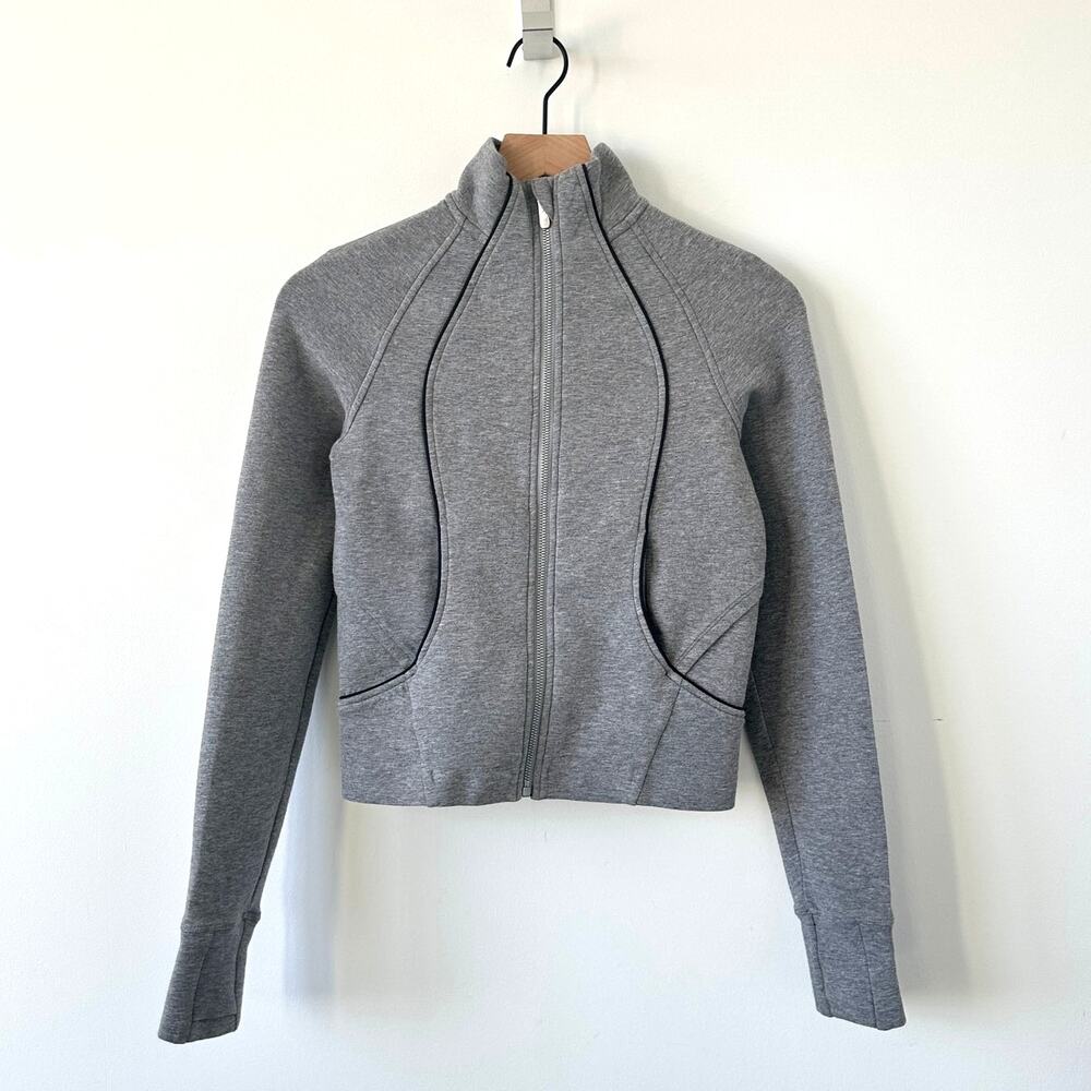 Lululemon Moment To Moment Jacket Grey Size 2